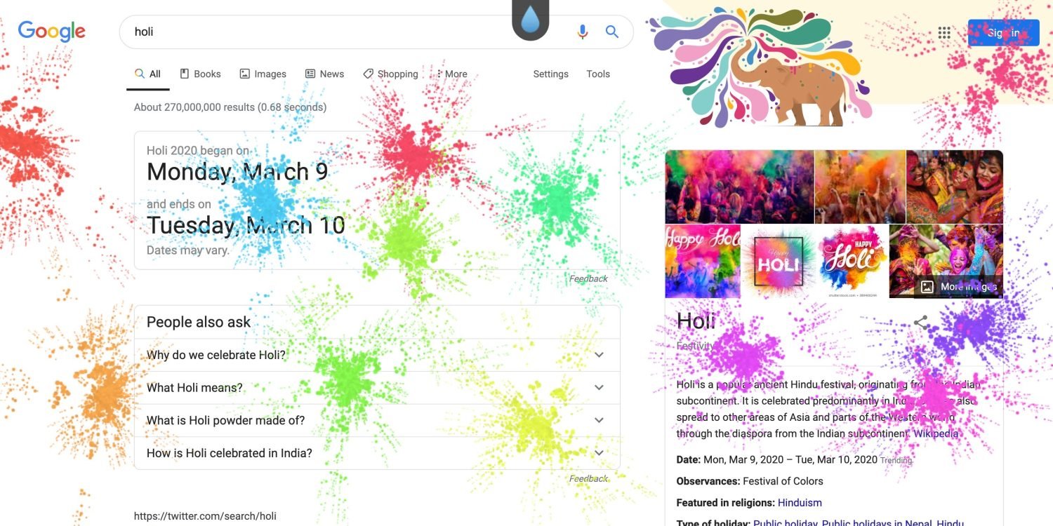 Google’s Holi Surprise Enables You To Splash Color All-over Hunt Engine Results