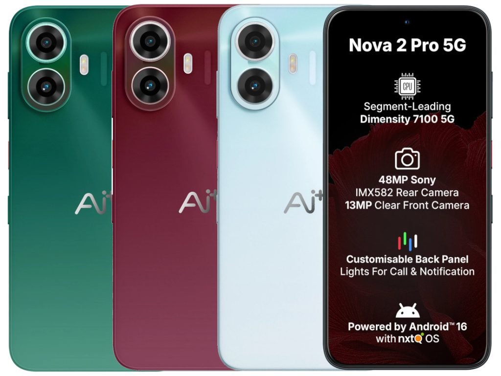 AI+ Nova 2 Neo 5G and Nova 2 Pro 5G Launched in India: Price, Specs and Features